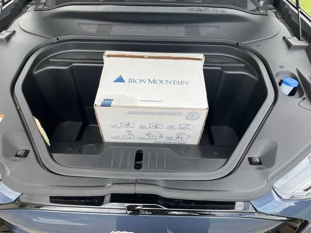 Ford Mustang Mach-E 28 Moving and File Storage boxes in the Mach E! IMG_0204