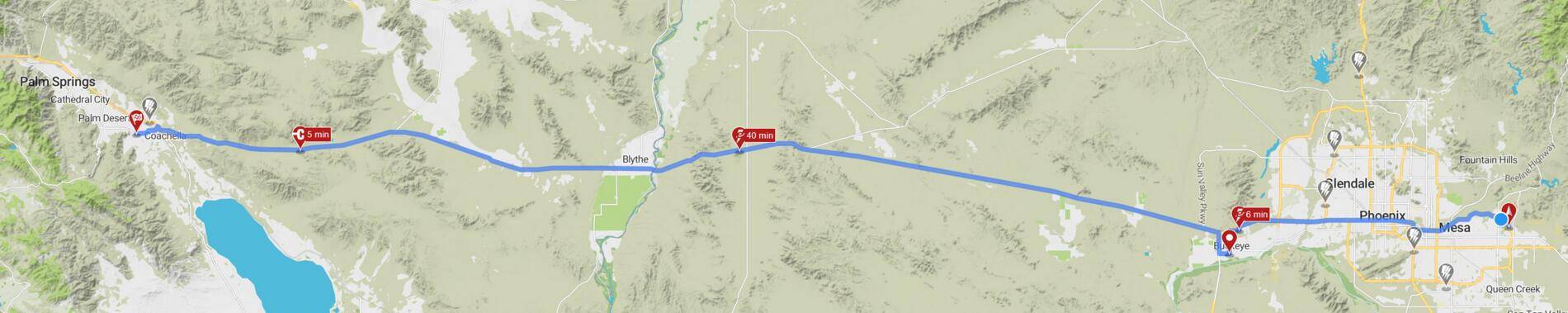 Ford Mustang Mach-E Road trip from Phoenix east valley to Joshua Tree 1620533845373