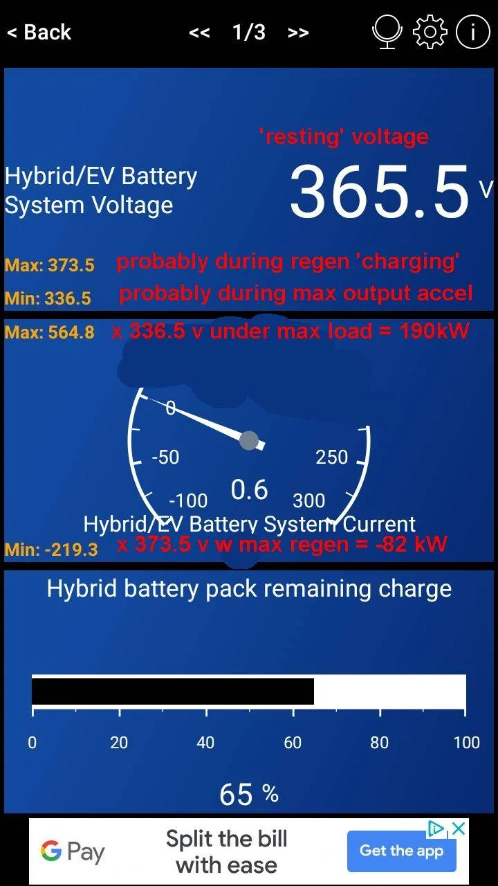 Ford Mustang Mach-E Ideas to improve Dashboard display CS use 04 showing max kW