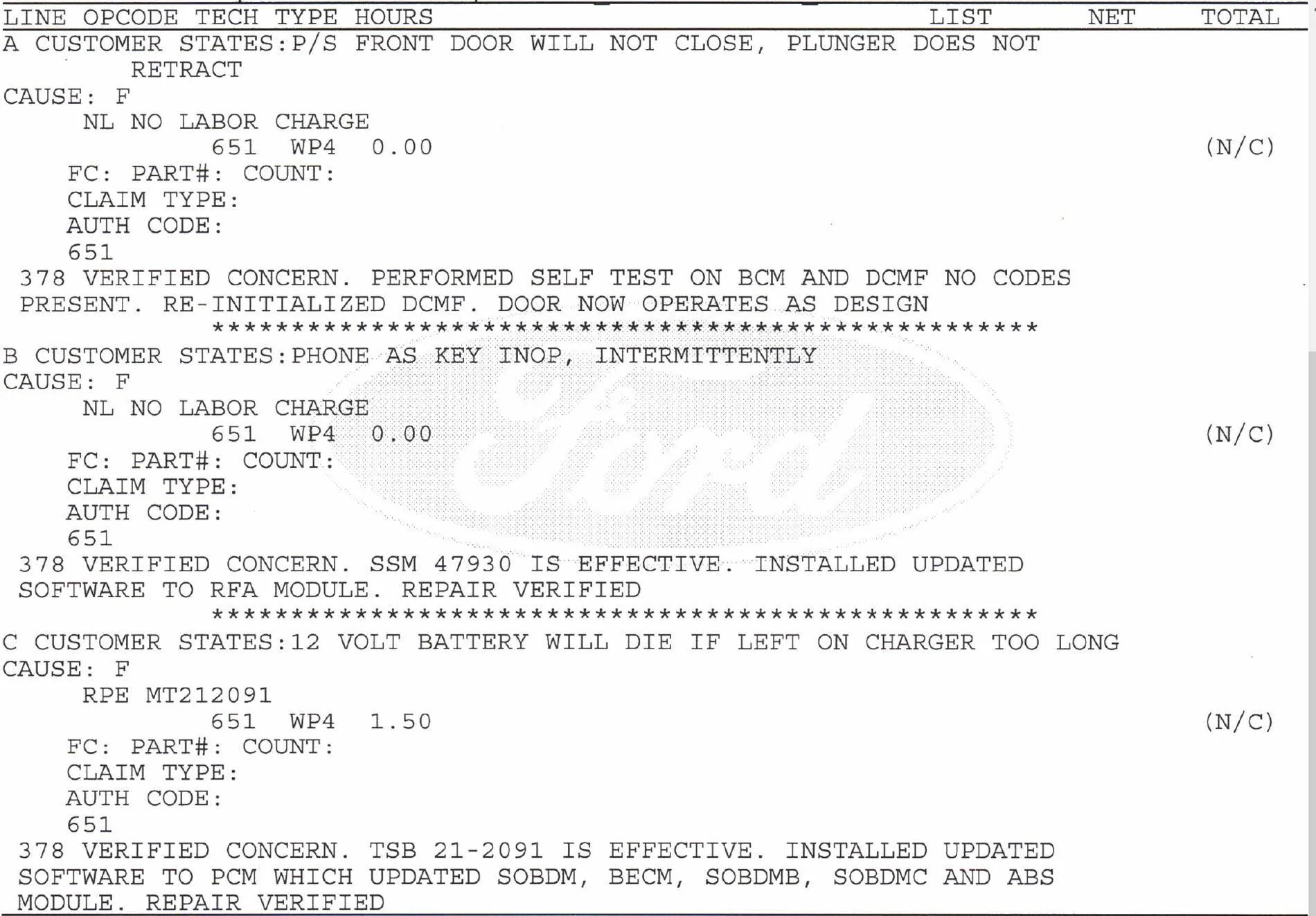 Ford Mustang Mach-E My first problem - passenger door won't close 1620688973106