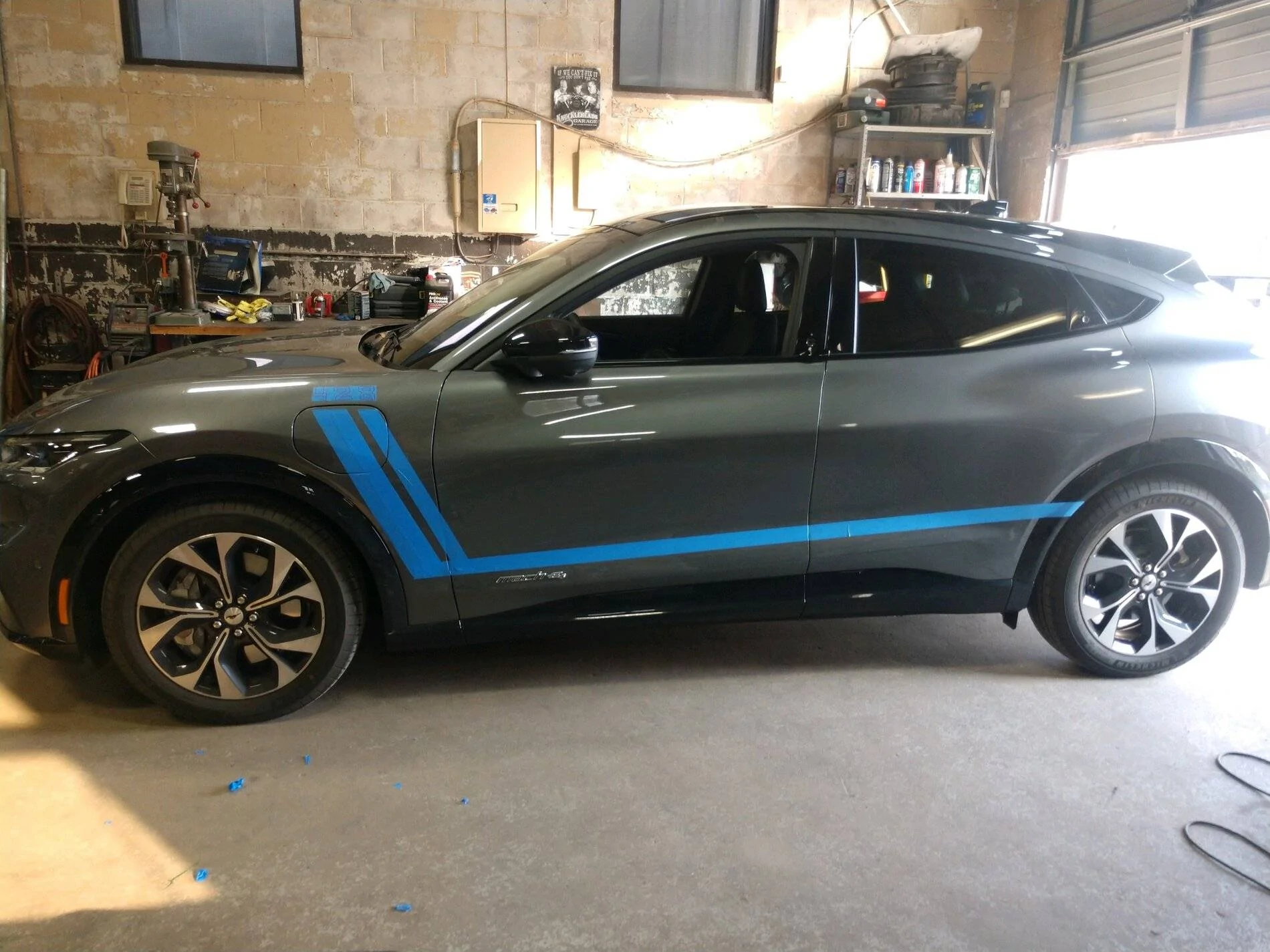 Ford Mustang Mach-E 70's side stripe (thoughts?) Mockup Side Stri