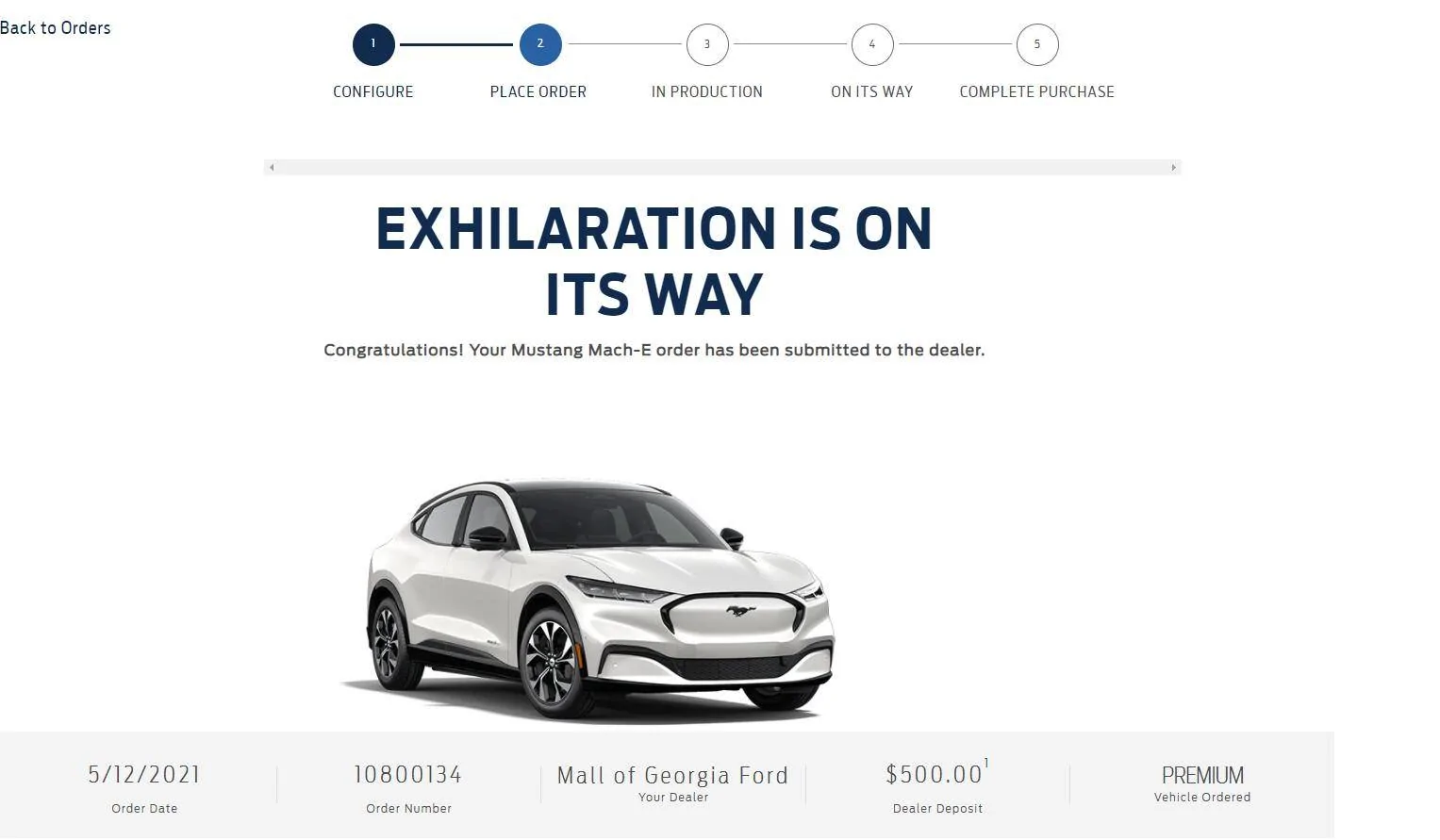 Ford Mustang Mach-E Submitted Orders Tracking List and Stats [Enter Yours] 1620938893662