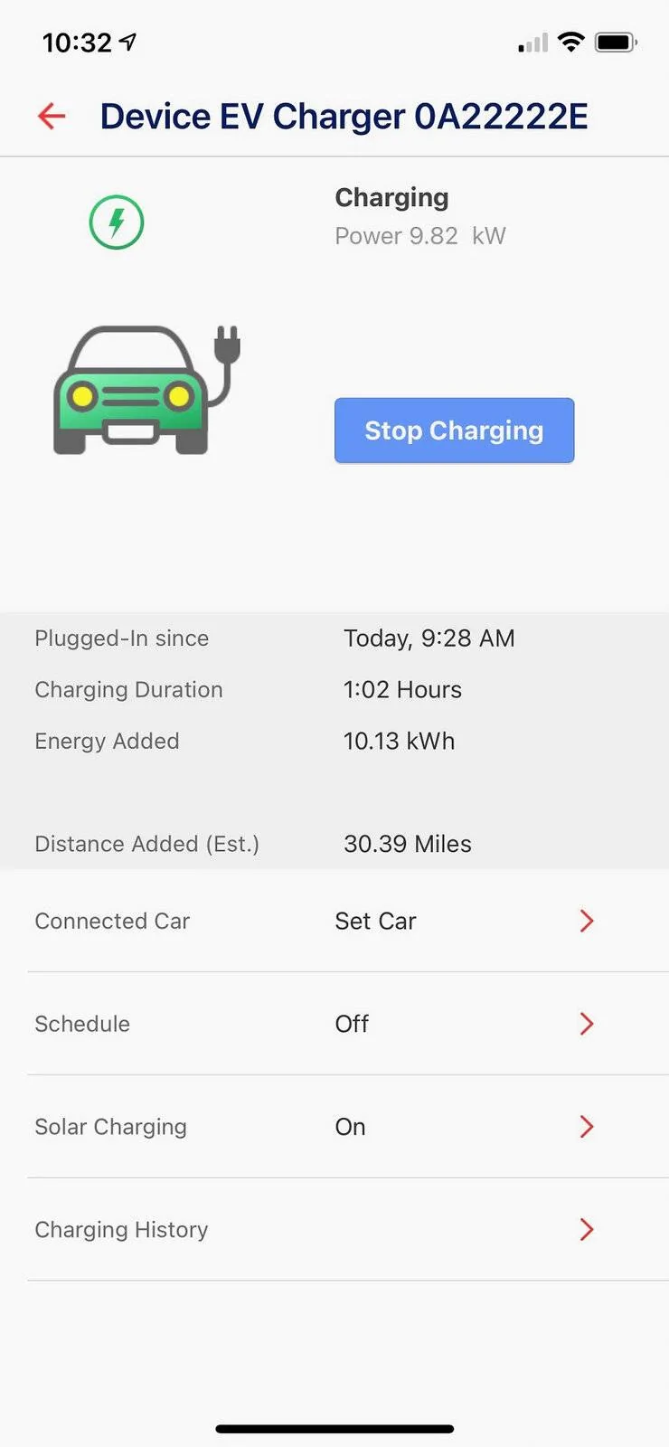Ford Mustang Mach-E Home charging data after 1,110 miles. IMG_46991900