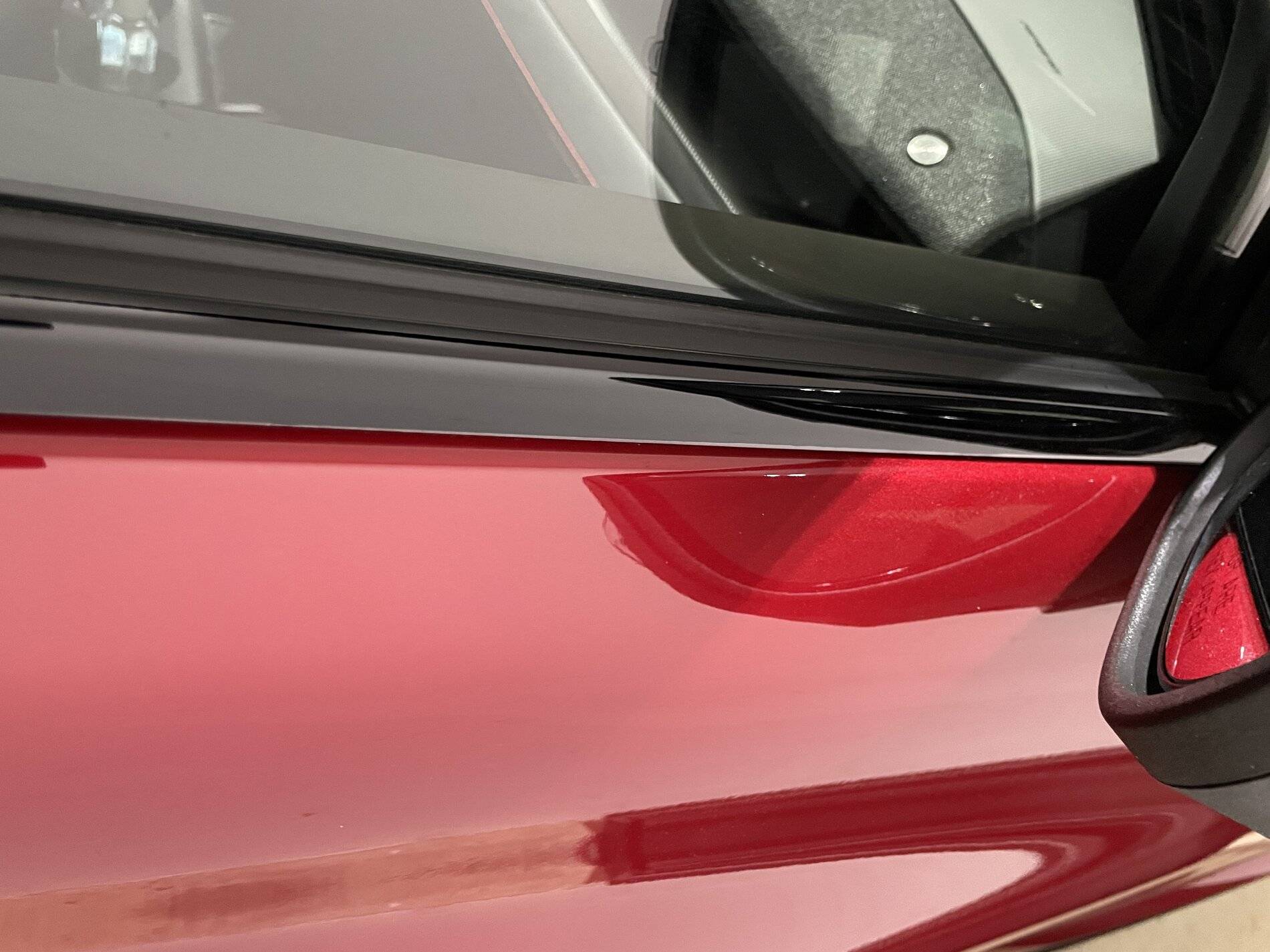 Ford Mustang Mach-E Scratches and swirls in B pillars F28CD216-90C0-4274-AB19-43C752E04670
