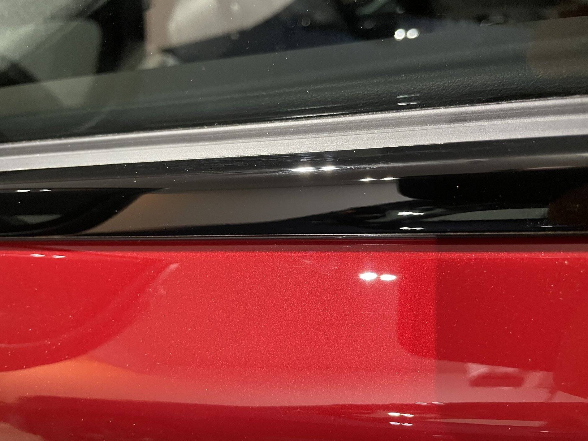 Ford Mustang Mach-E Scratches and swirls in B pillars B15AAC6E-68CA-42D0-8C01-A2766942D38B