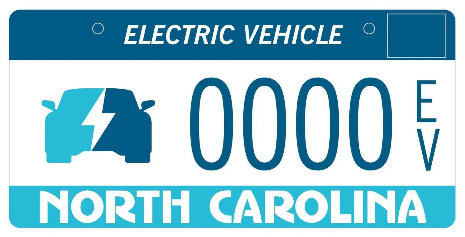 Ford Mustang Mach-E Does your state issue special "EV" plate yet? EV-license-plate-NC
