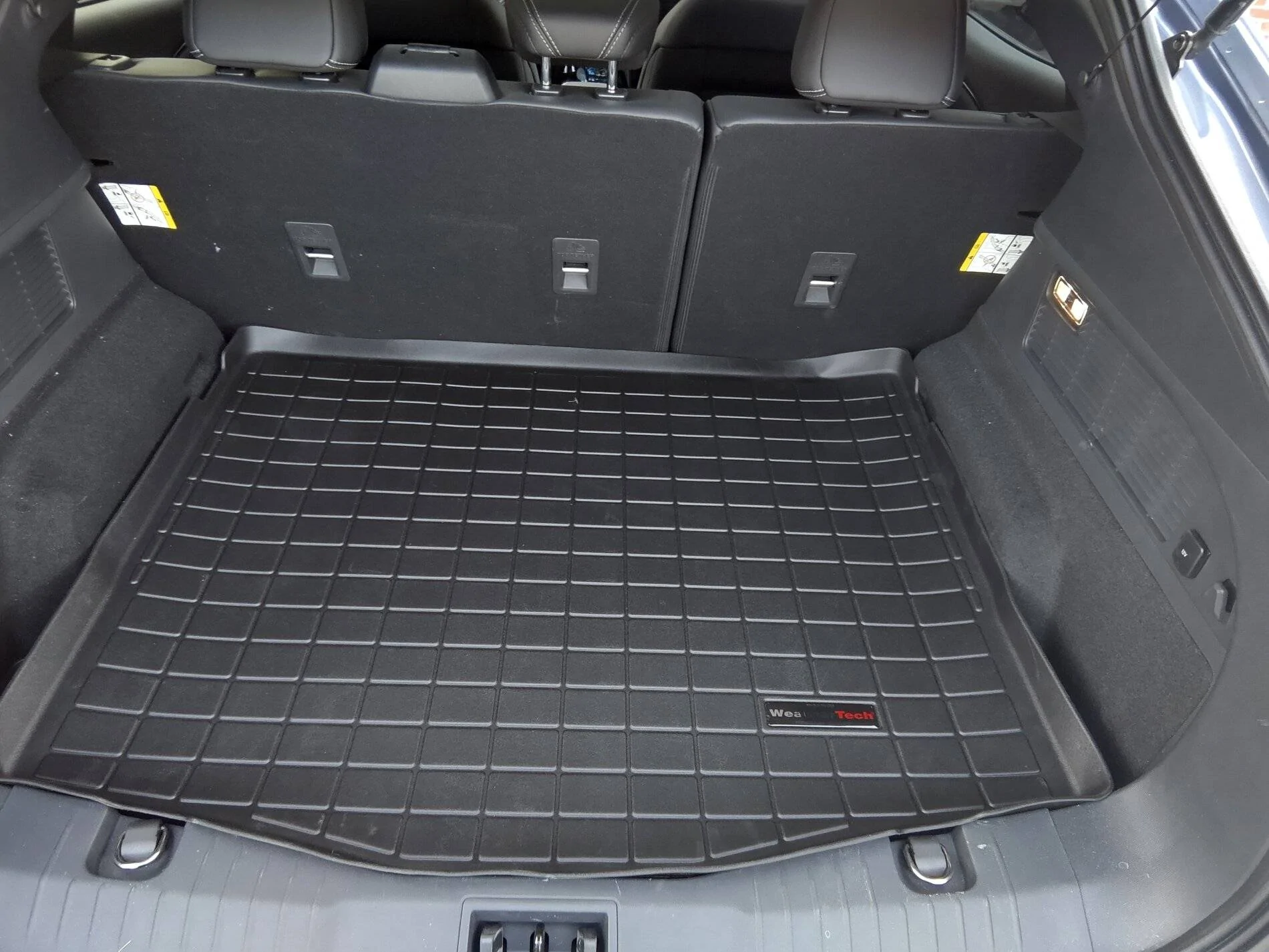 Ford Mustang Mach-E WeatherTech Liners installed in Mach-E 2021-05-22 17.59.27