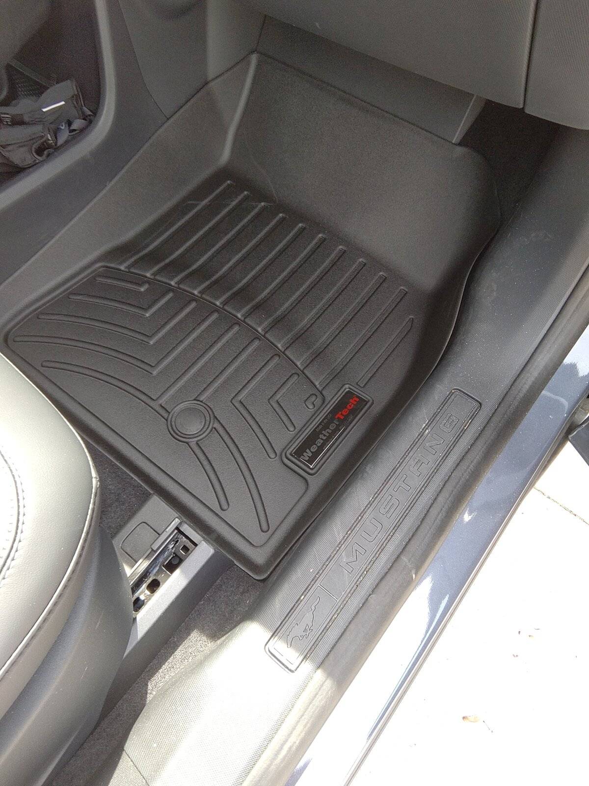 Ford Mustang Mach-E WeatherTech Liners installed in Mach-E 2021-05-25 14.57.11
