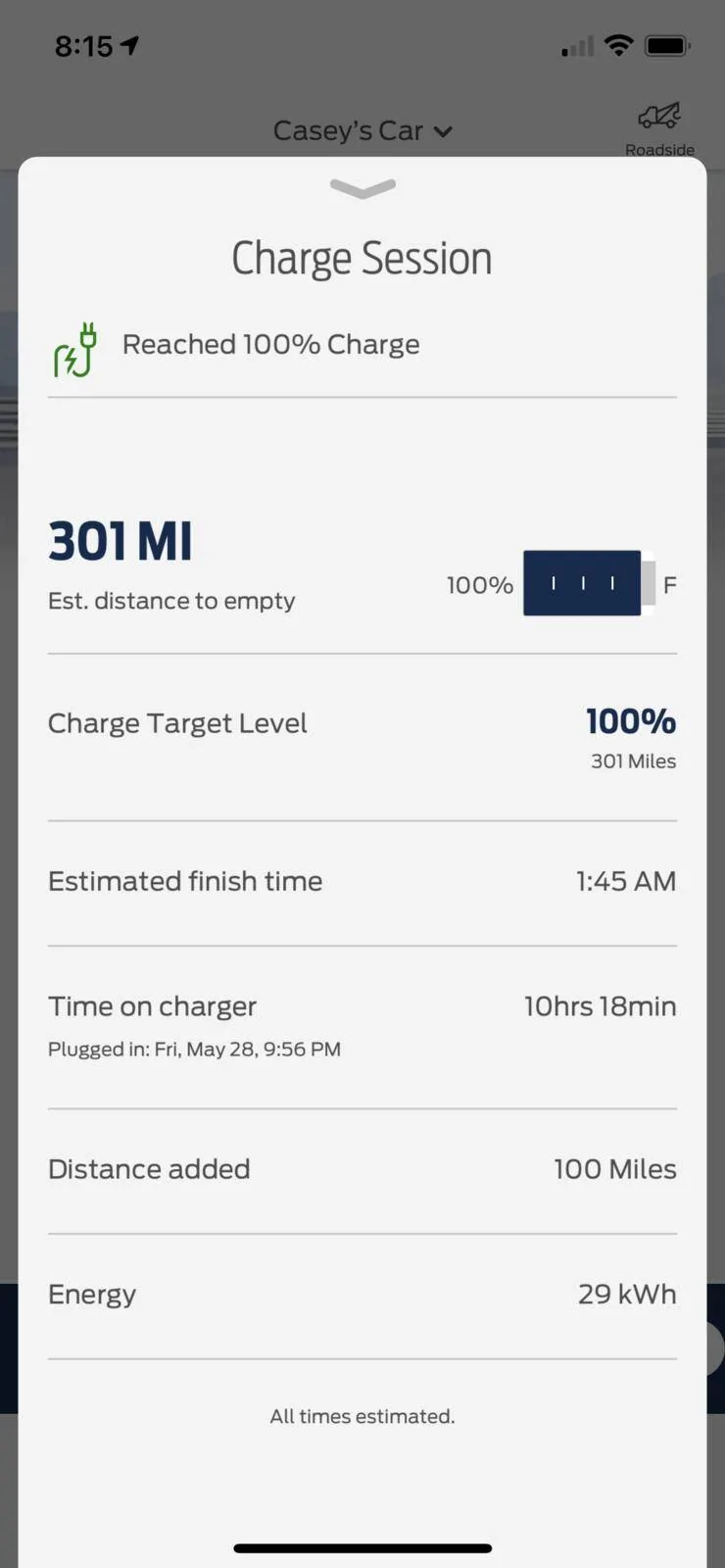 Ford Mustang Mach-E Stoked on Range: AWD Standard Battery Achieved 148 Miles on 50% of Battery IMG_1157