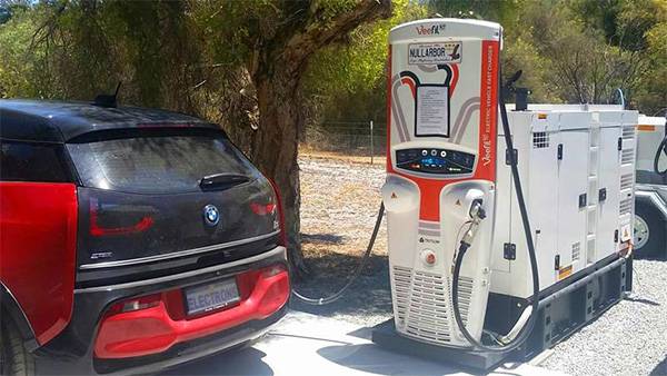 Ford Mustang Mach-E Mach-E Road Trip: Seattle to Los Angeles and Back - Experience, Data, Impressions diesel-generator-ev-charger-m