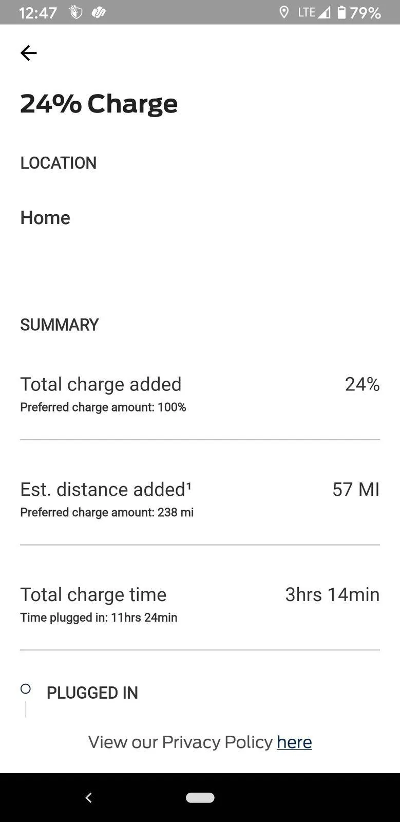 Ford Mustang Mach-E Hilariously Wrong Charging Stats Screenshot_20210531-124707