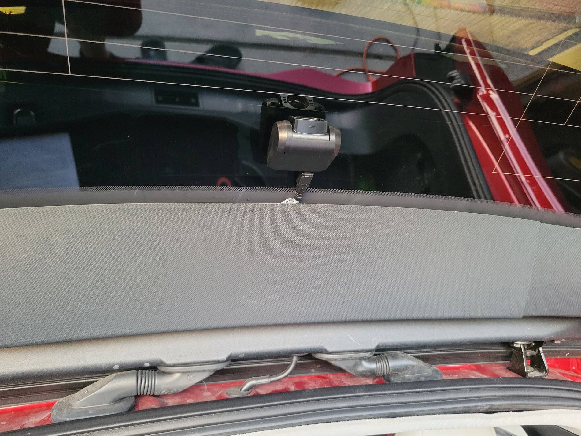 Ford Mustang Mach-E DIY Tutorial for Hardwiring a Dashcam and Radar Detector 20210531_201533