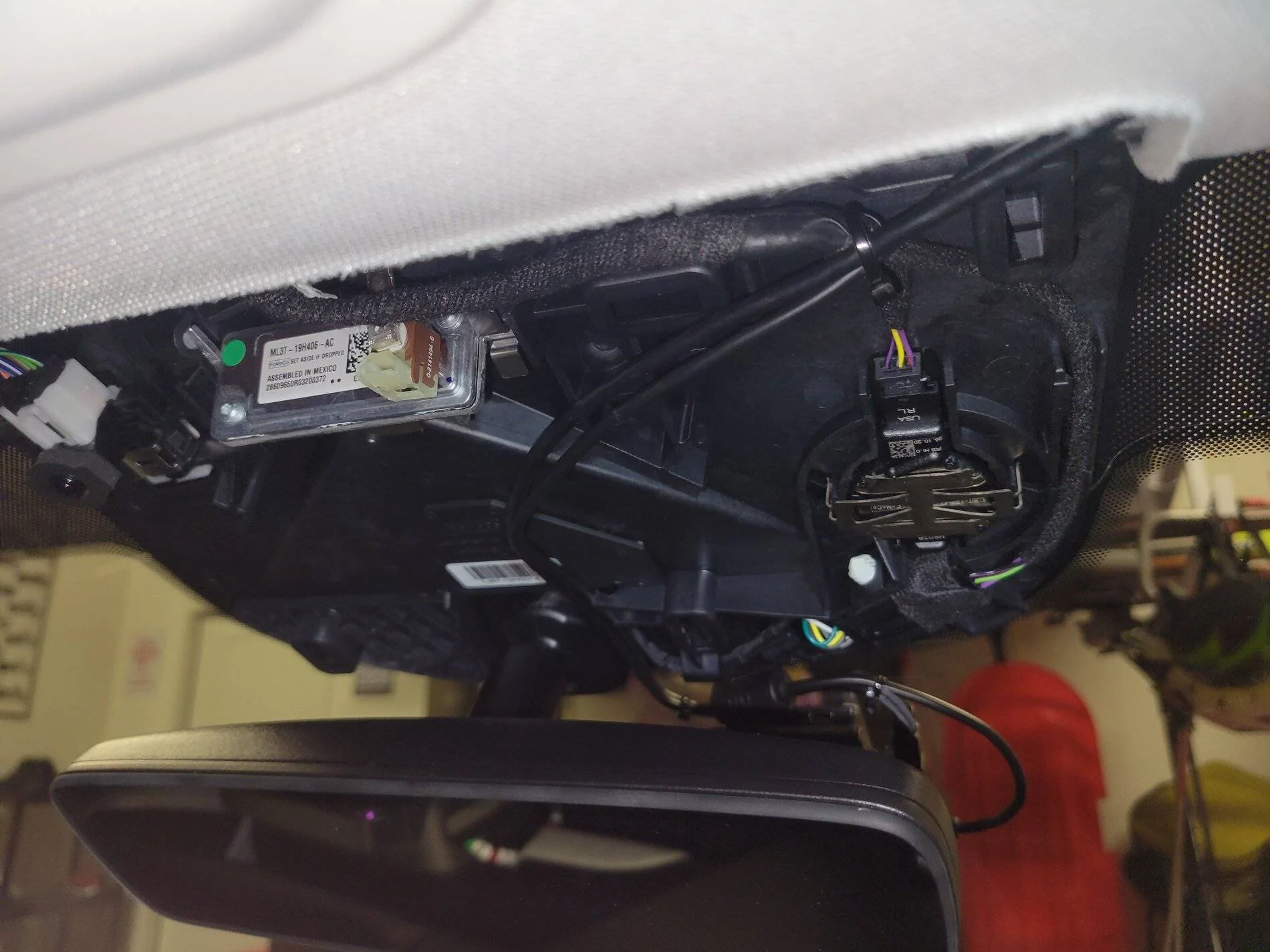 Ford Mustang Mach-E DIY Tutorial for Hardwiring a Dashcam and Radar Detector 20210531_210837
