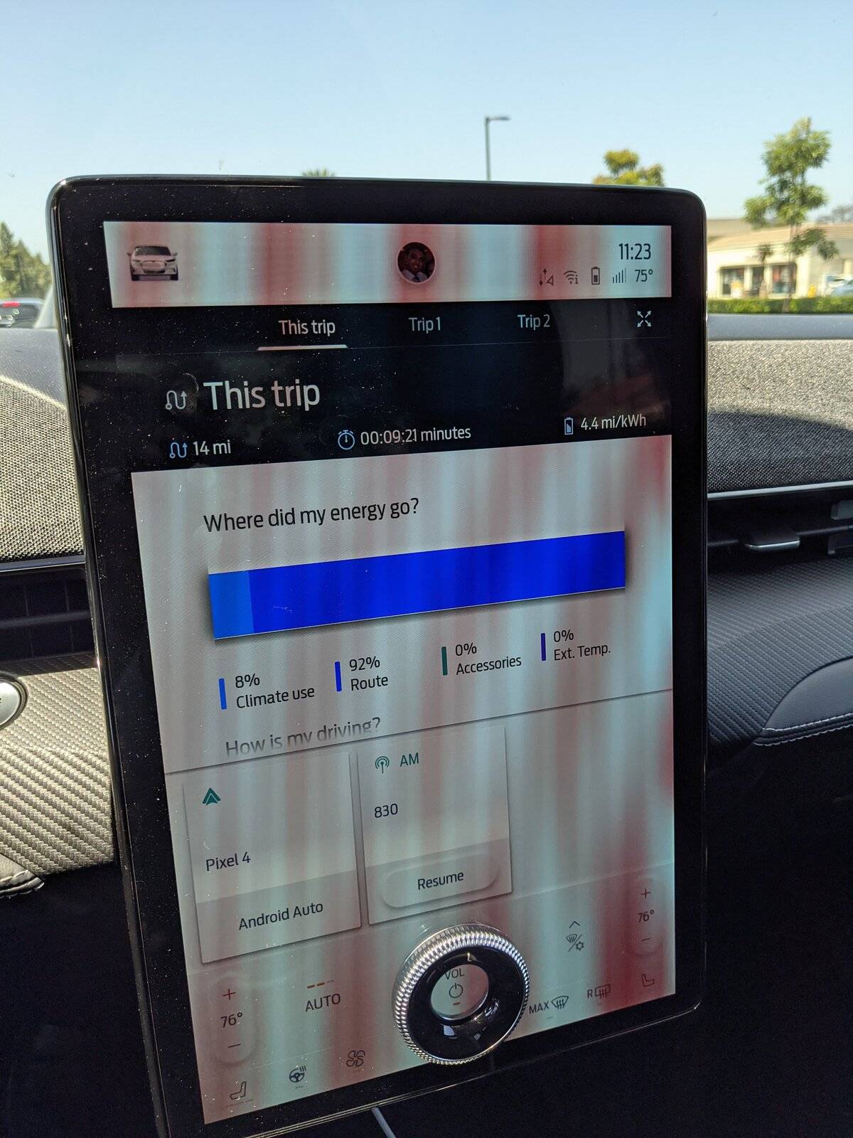 Ford Mustang Mach-E Trip Meter not resetting Tri