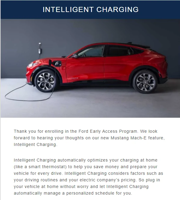 Ford Mustang Mach-E {Early Access Feature} Ford Intelligent Charging 1622647621675