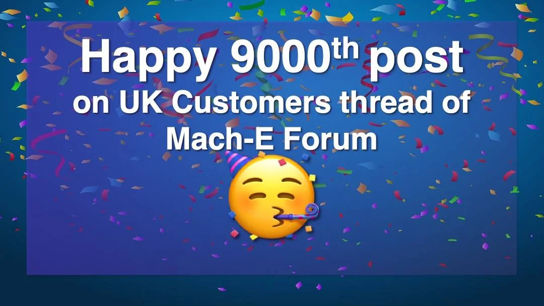 Ford Mustang Mach-E UK Customers 9000