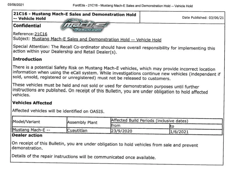 Ford Mustang Mach-E Ford Delays All UK Mach-E Deliveries Until Further Notice Due to 'Safety Risk’ ford-uk-mache-deliveries-on-hold