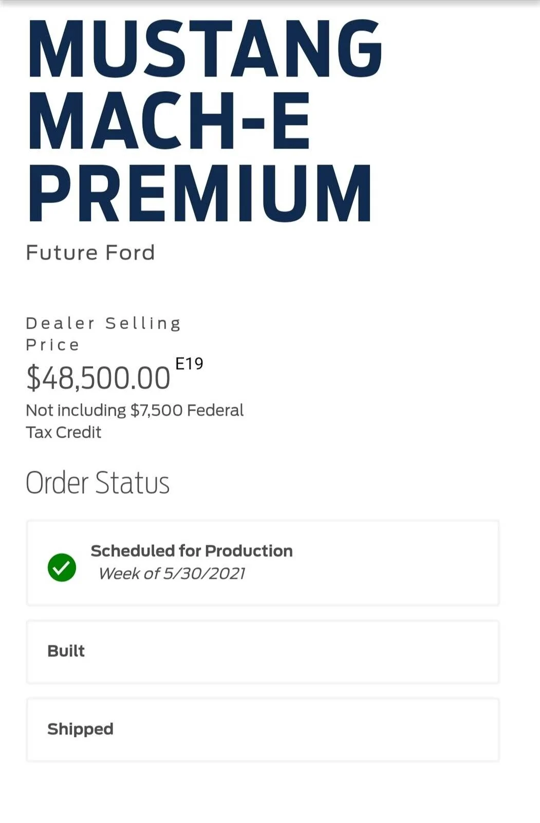 Ford Mustang Mach-E Seems like dates are corrected now Screenshot_20210603-124723_Chrom