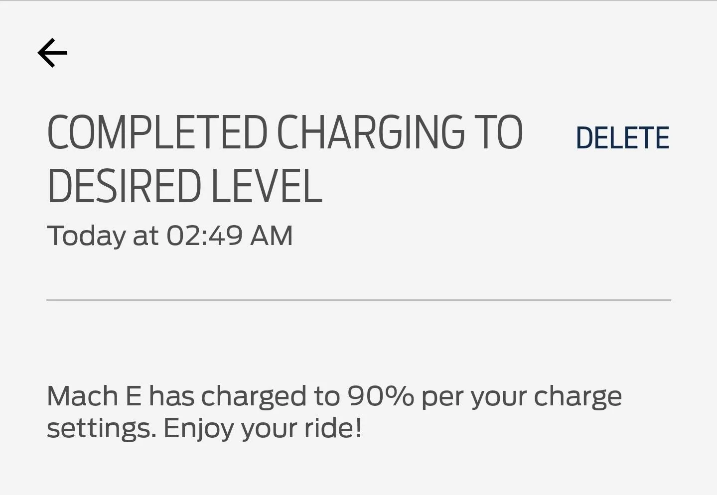 Ford Mustang Mach-E {Early Access Feature} Ford Intelligent Charging Screenshot_20210604-163844_FordPass
