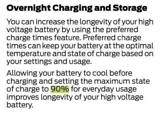 Ford Mustang Mach-E Leave it plugged in, or unplug? Screen Shot 2021-06-04 at 9.49.57 PM
