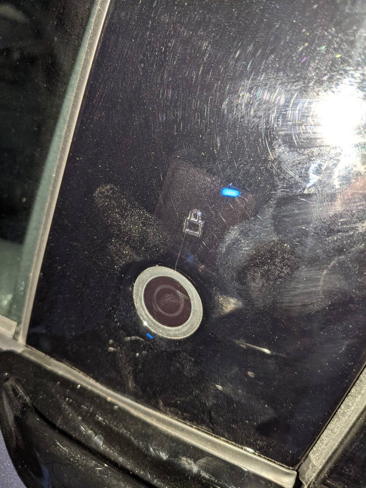 Ford Mustang Mach-E Door Entry button crack PXL_20210606_154141817