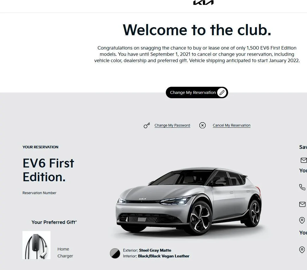 Ford Mustang Mach-E Uh, Oh (EV6 Reservation) ev6