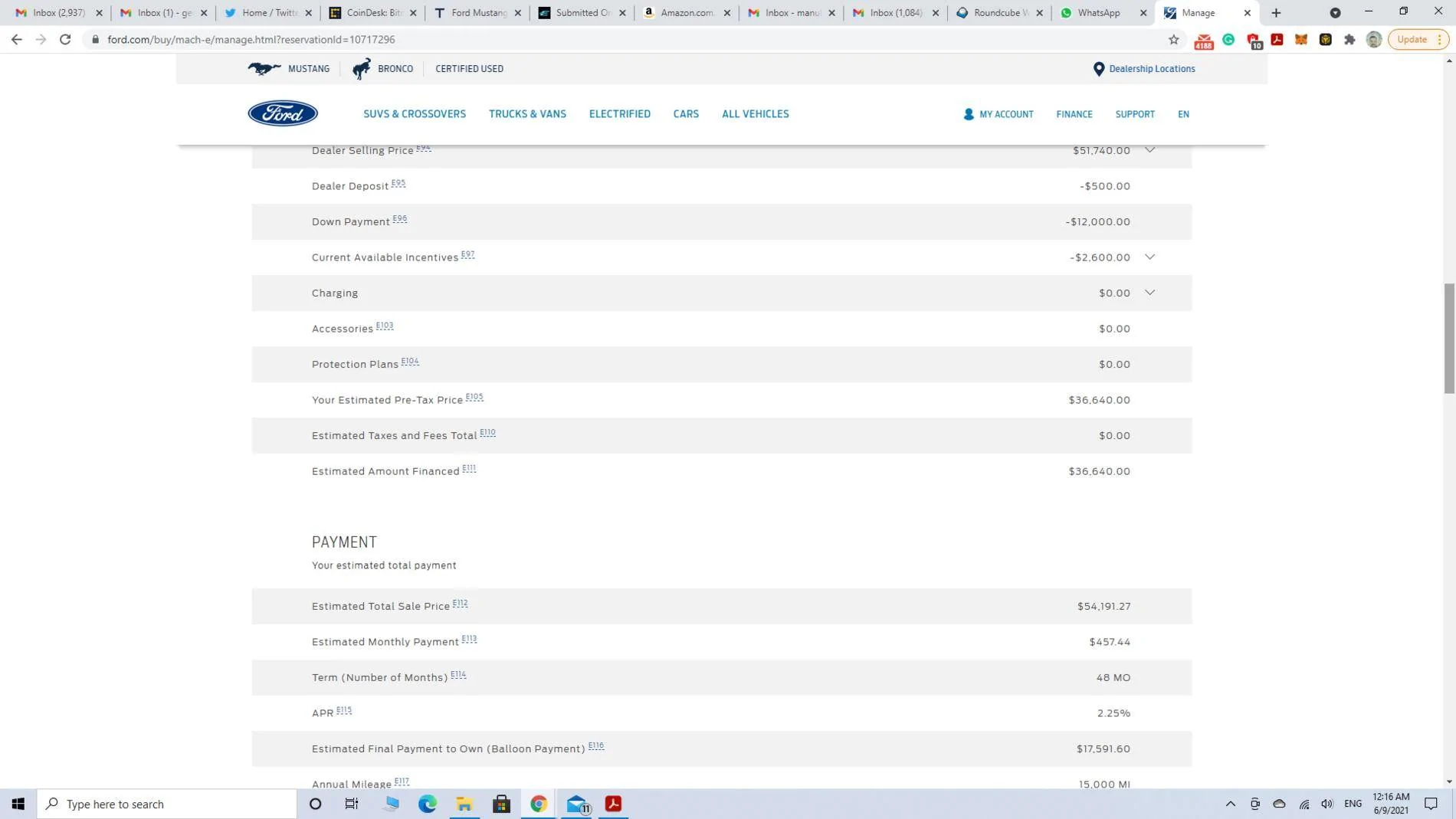 Ford Mustang Mach-E Submitted Orders Tracking List and Stats [Enter Yours] 1623223108688