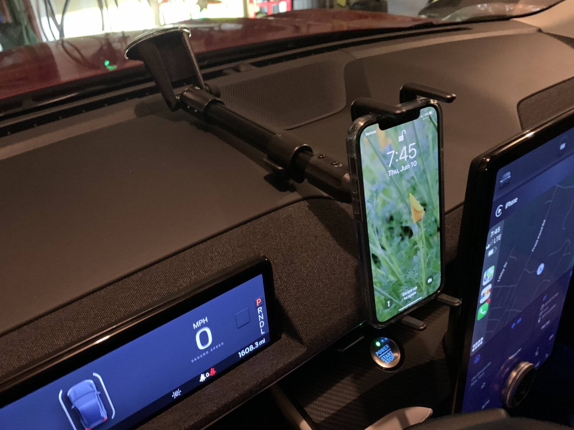 Ford Mustang Mach-E Car Phone Mount for the Mach E IMG_3562.JPG
