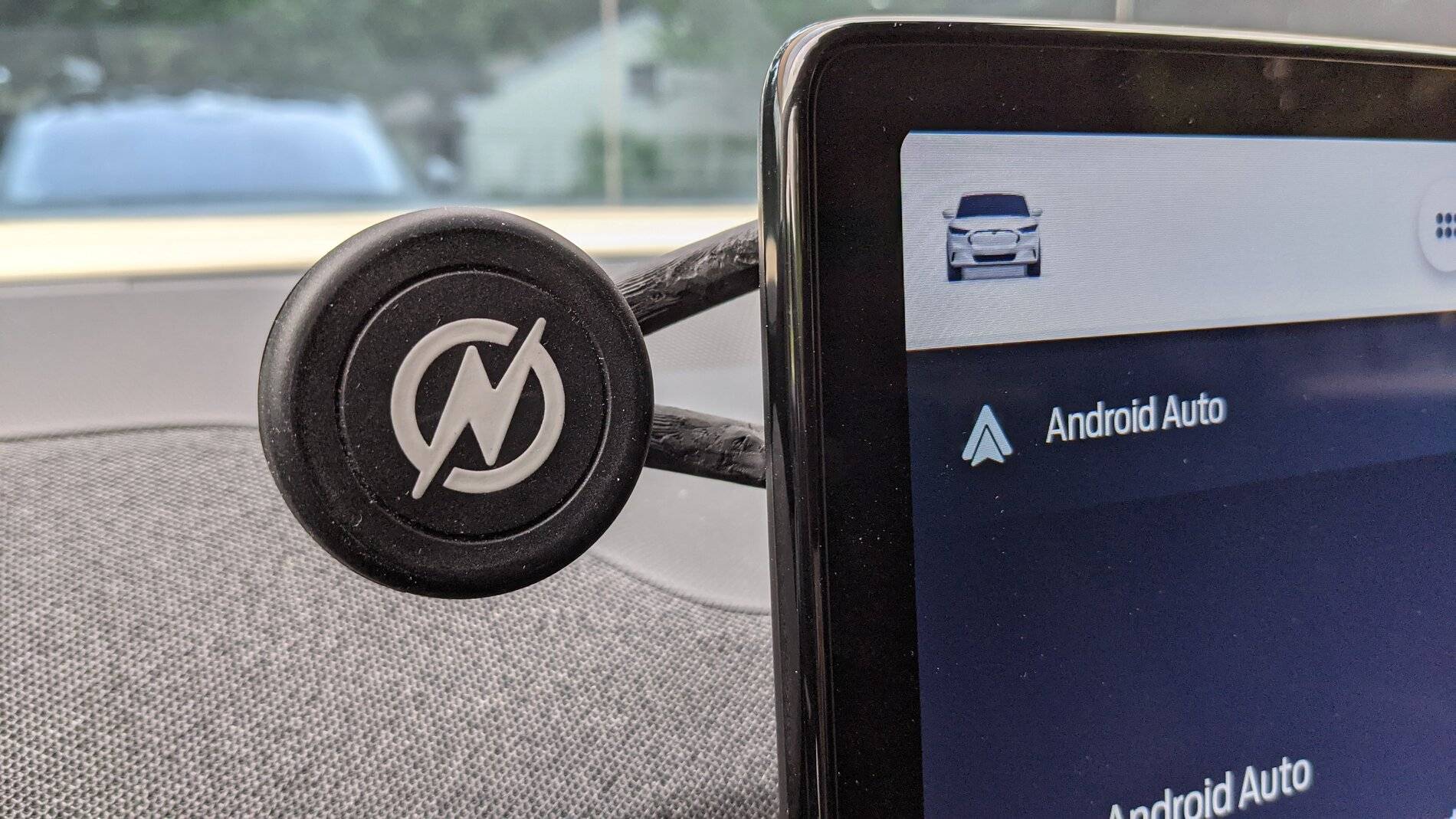Ford Mustang Mach-E A Custom 3-D Printed Phone Mount for the Mach-E PXL_20210611_213943447