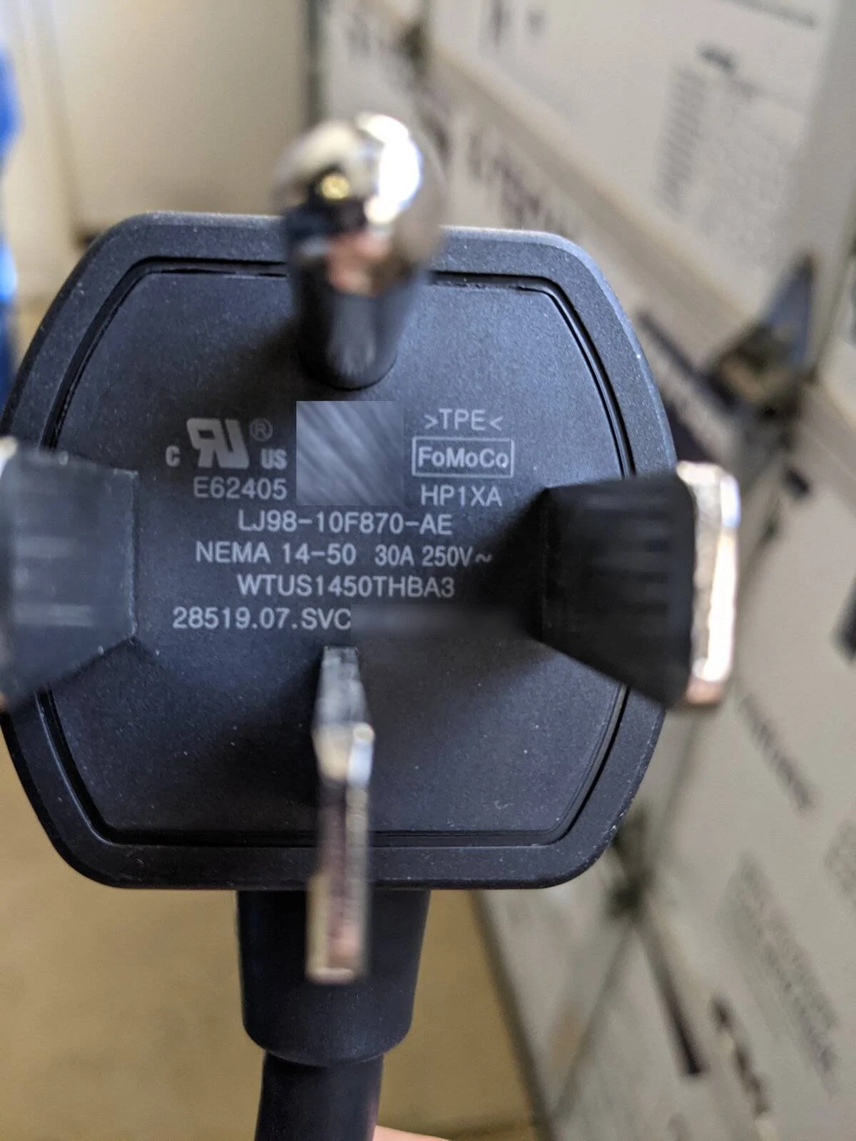 Ford Mustang Mach-E Question about the mobile charger. 240 connector 2