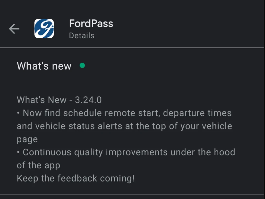 Ford Mustang Mach-E FordPass 3.24.0 rolling out 1623680364775