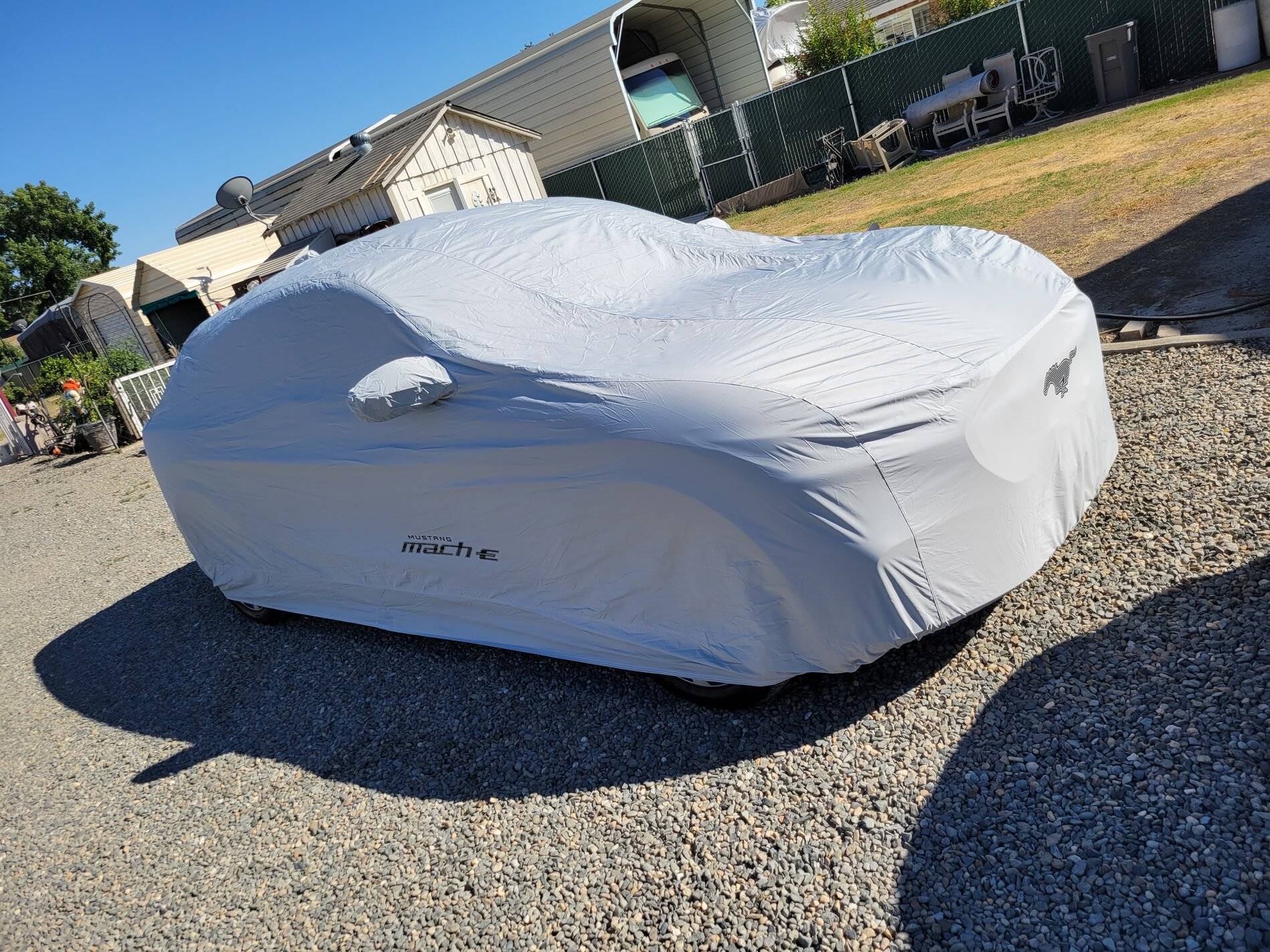 Ford Mustang Mach-E Ford Mach-E Car Cover Fit Test 20210615_170501