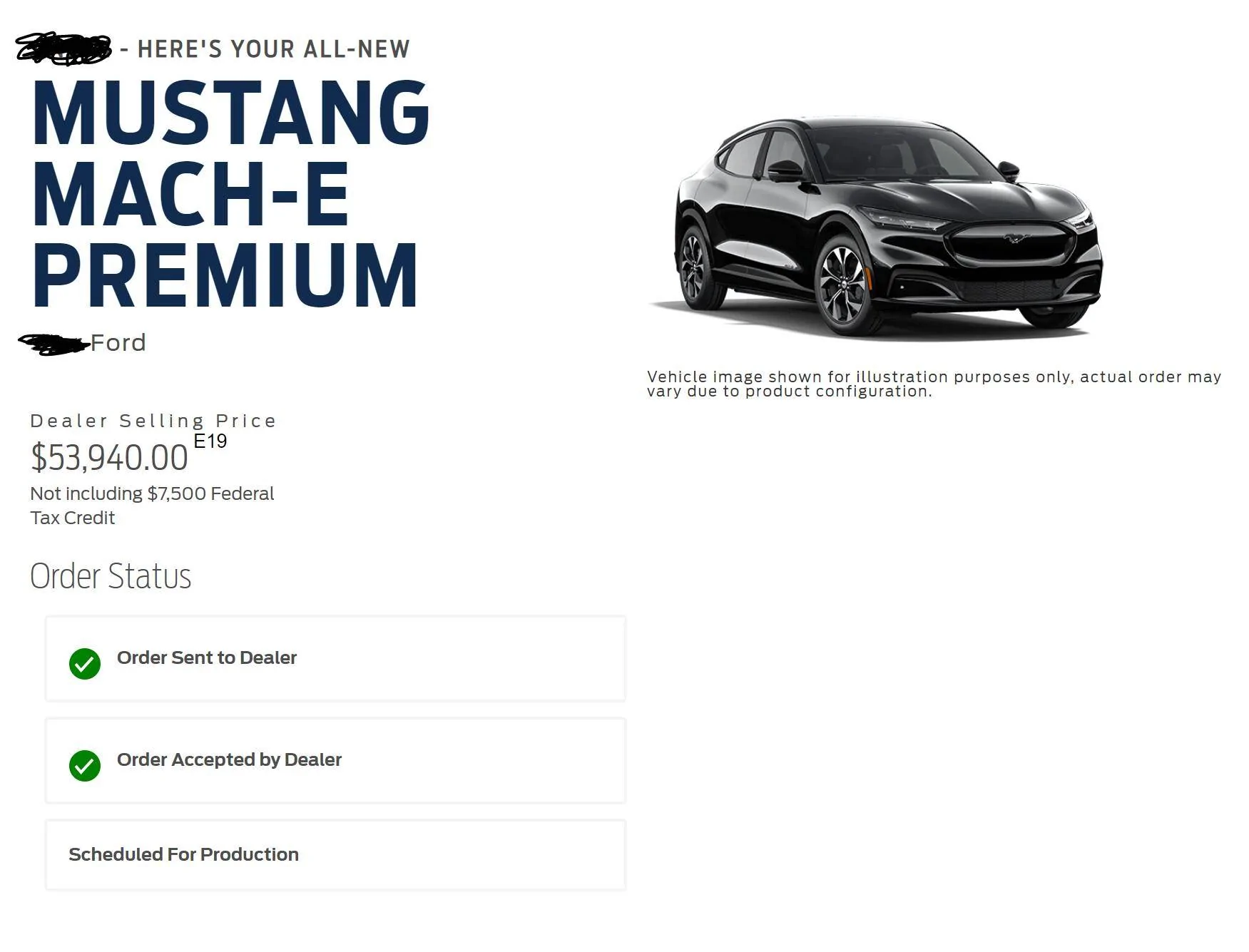 Ford Mustang Mach-E My ordering timeline - Yeah its here 1623803879351