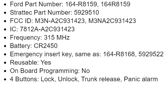 Ford Mustang Mach-E Purchasing and Programming another FOB 1623883464759