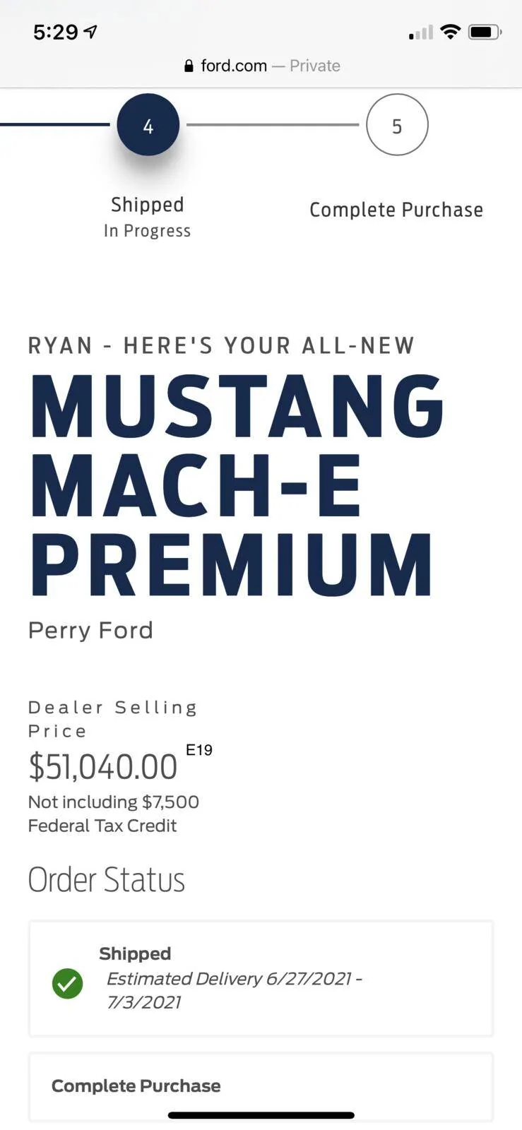 Ford Mustang Mach-E Anyone else in SoCal looking to buy cancelled orders? Let's work together! B8278E5E-9E65-4183-A248-C0495766CCB2