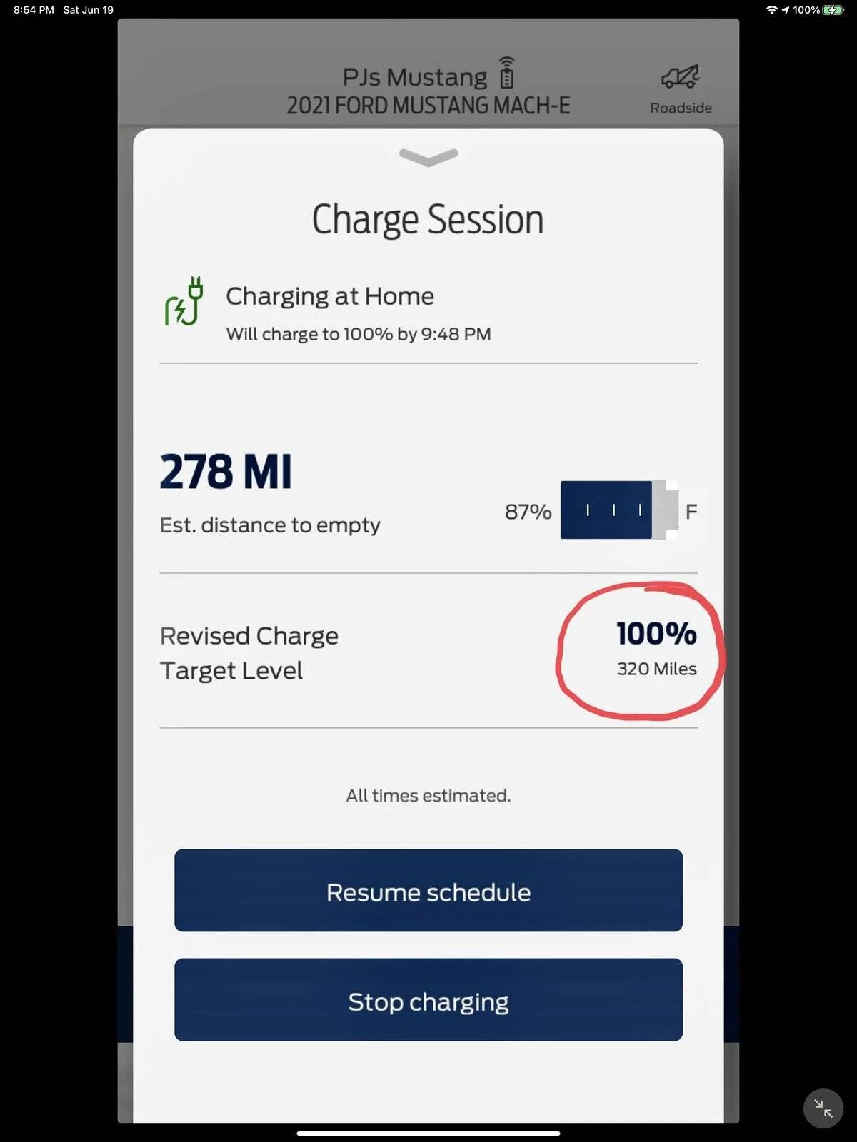 Ford Mustang Mach-E Full charge on battery is less than expected 23378DCD-1B32-4DAE-910A-C7B9A4C12324