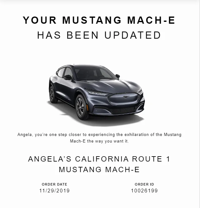 Ford Mustang Mach-E Submitted Orders Tracking List and Stats [Enter Yours] 1593669860733