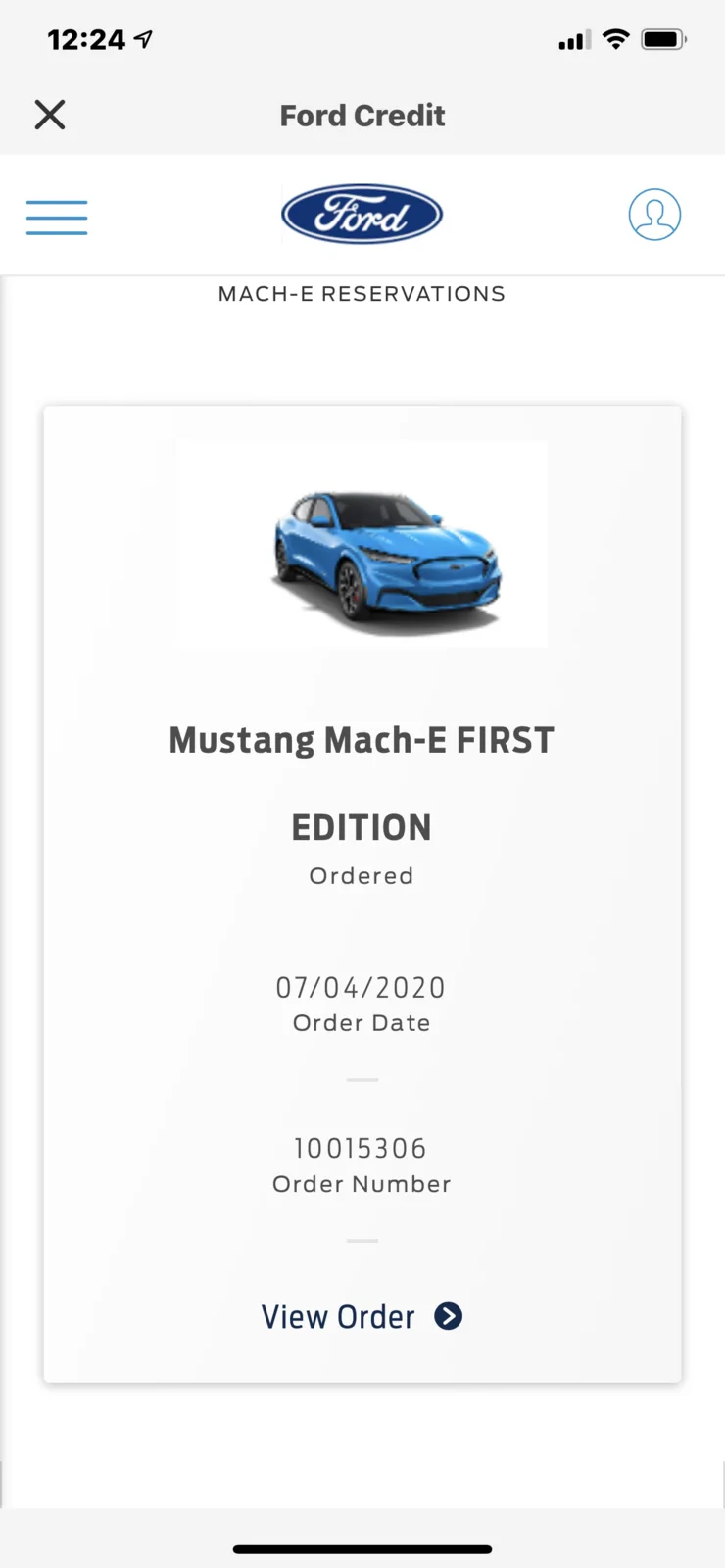 Ford Mustang Mach-E Order status 049F694B-A8B0-4B7A-AE17-423D6FE87E8C