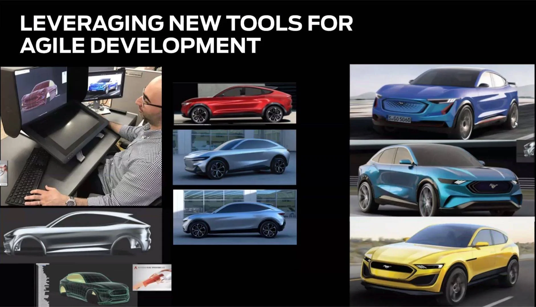 Ford Mustang Mach-E Video and images from Mach-E Concept-to-Design Presentation Today - Want that Yellow! mache yello