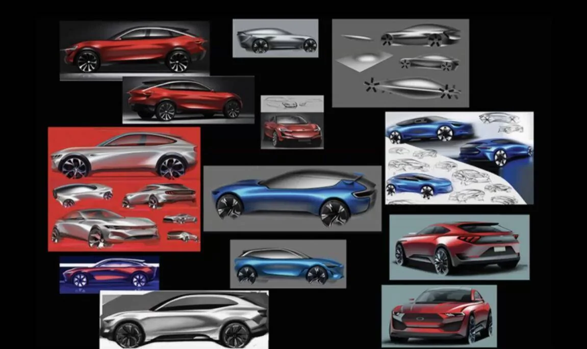 Ford Mustang Mach-E Video and images from Mach-E Concept-to-Design Presentation Today - Want that Yellow! 1594343769560