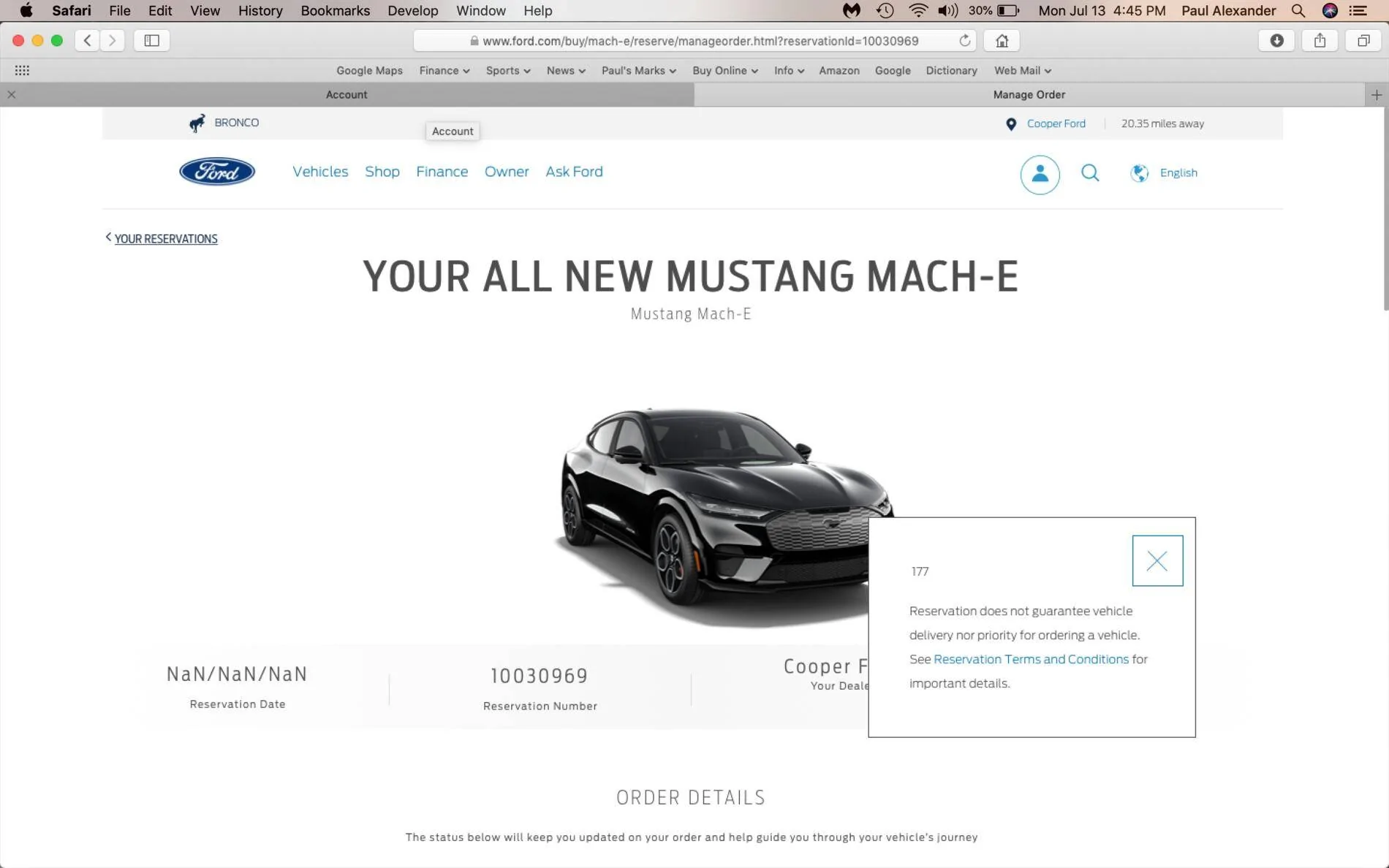 Ford Mustang Mach-E Full scale production due to start in October Screen Shot 2020-07-13 at 4.45.49 PM