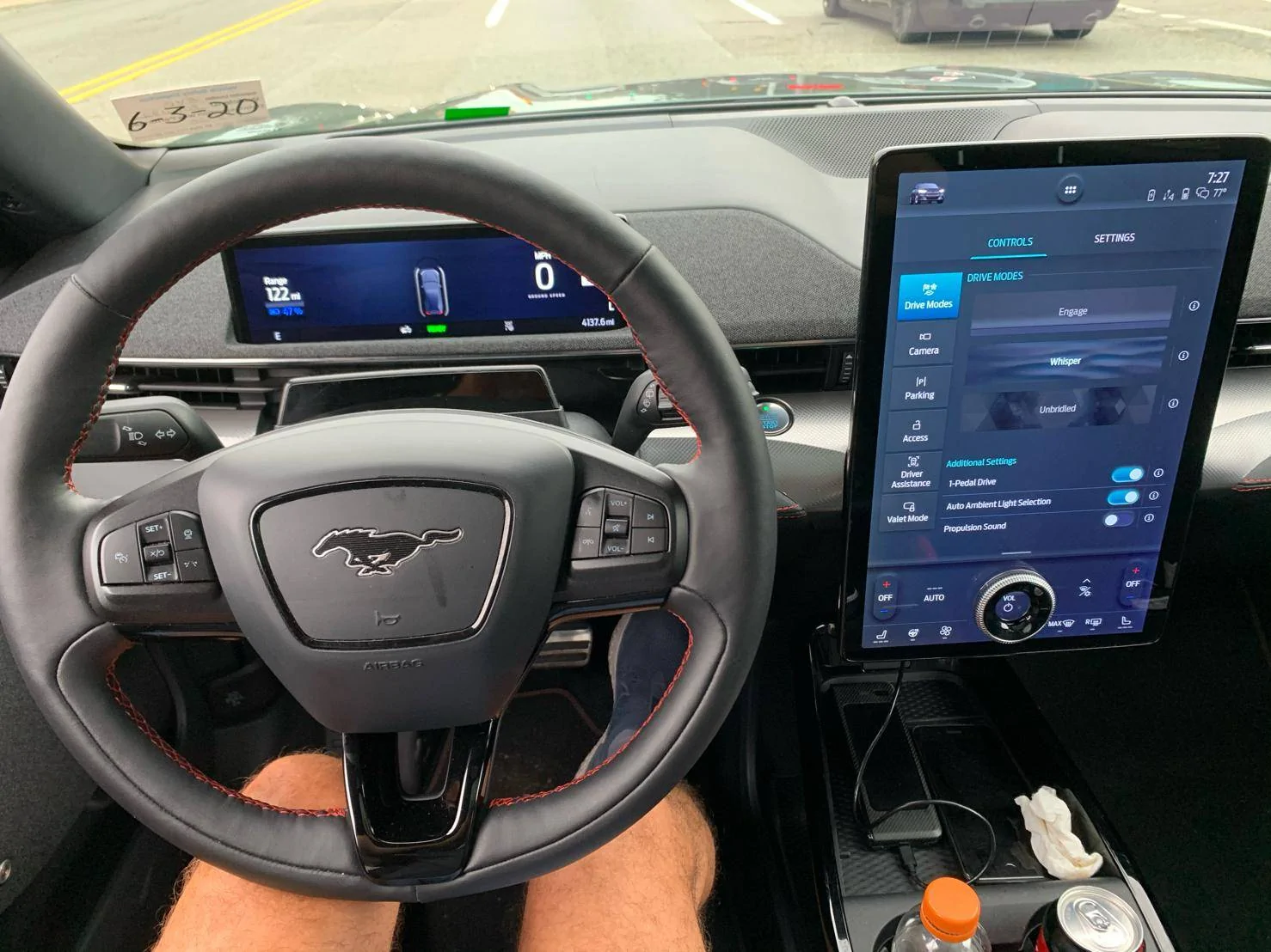 Ford Mustang Mach-E CARBONIZED GRAY Mach-E Club dash