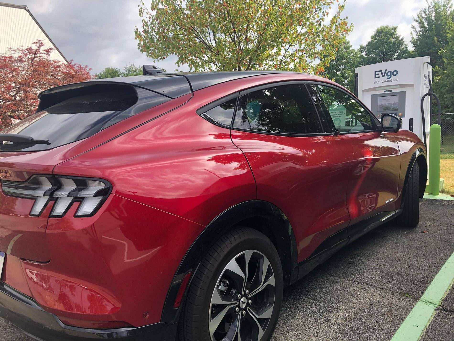 Ford Mustang Mach-E RAPID RED METALLIC Mach-E Photos red