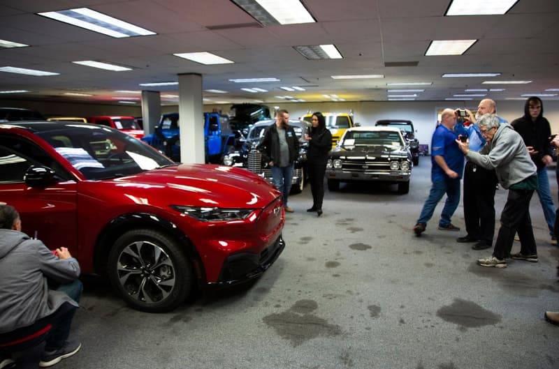 Ford Mustang Mach-E FORD'S DAVE PERICAK VISITS MUSTANG CLUB MEETING - DRIVING A MACH-E 015%20-%20Mach-E%20at%20MOCSEM