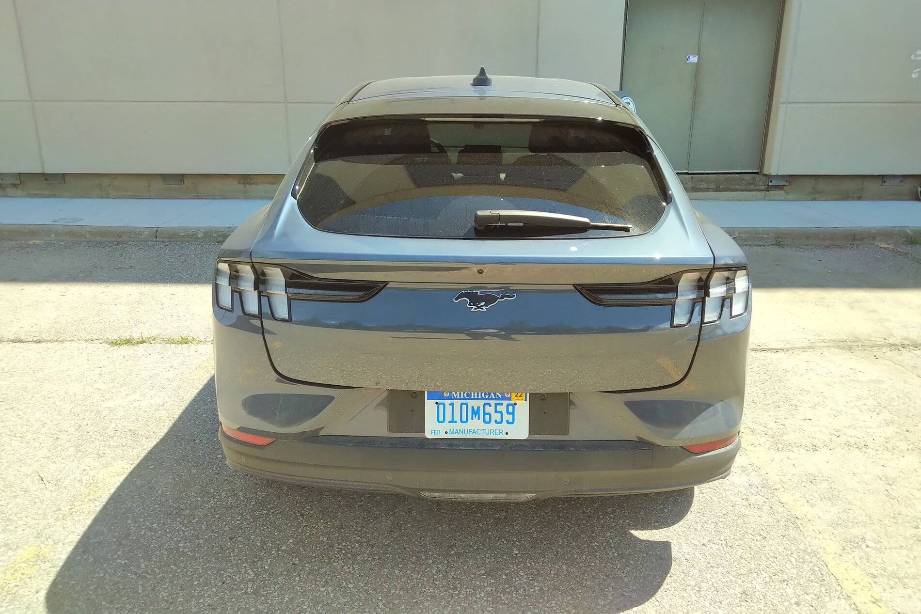 Ford Mustang Mach-E Mach E spotted charging beside a Model Y EeXJBCfXsAcnkx