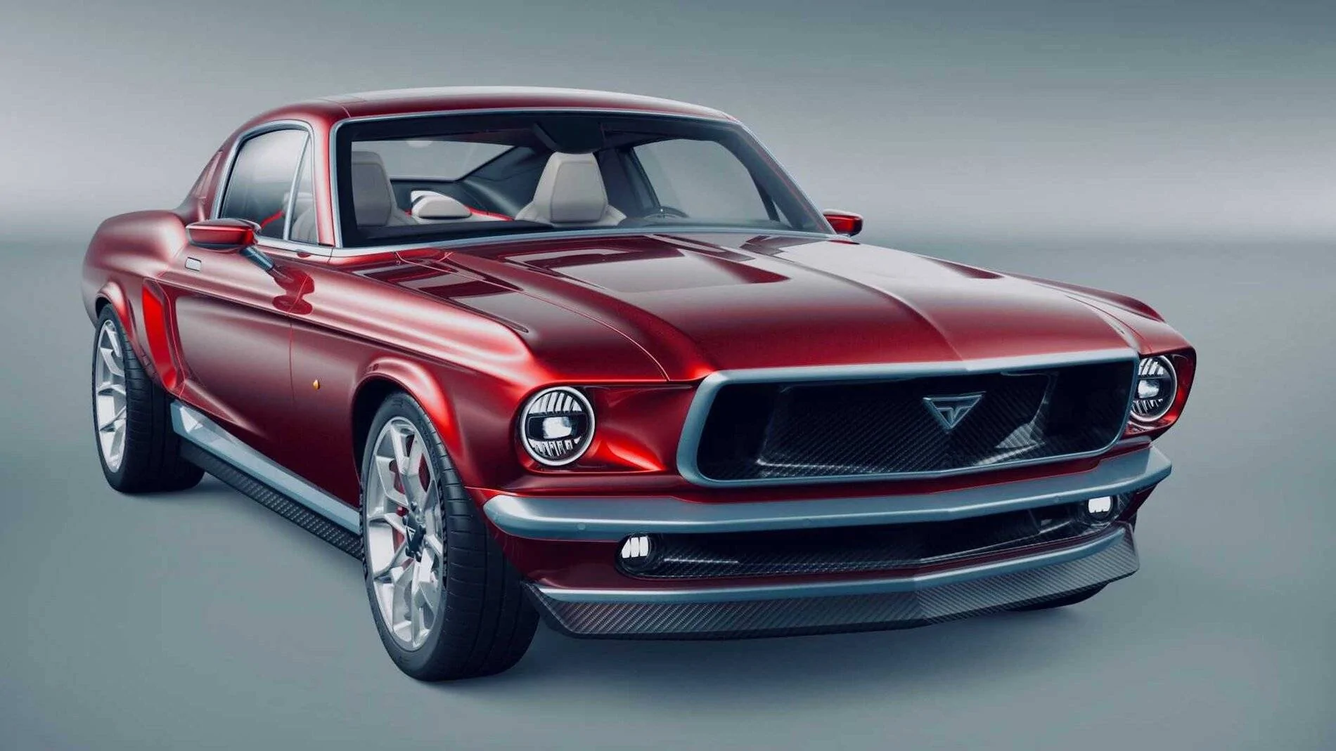 Ford Mustang Mach-E Admit it. You want this aviar-r67-all-electric-mustang-concept-front-quarter