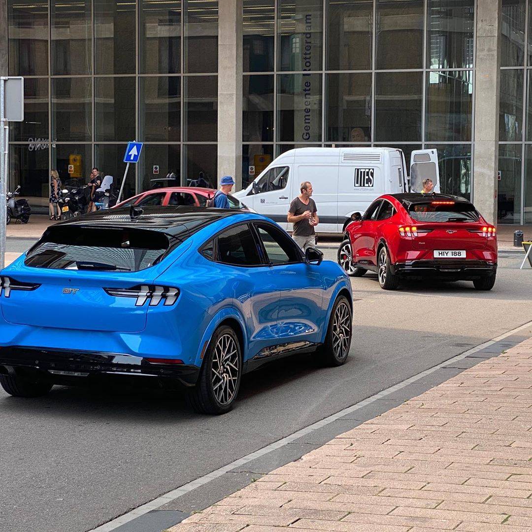 Ford Mustang Mach-E GRABBER BLUE Mach-E Photos Mach-E-GT-Grabber-Blue-117191027_158888999141115_1802692818340382520_n