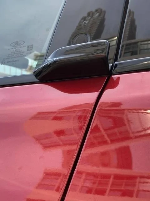 Ford Mustang Mach-E RAPID RED METALLIC Mach-E Photos trough handle-1