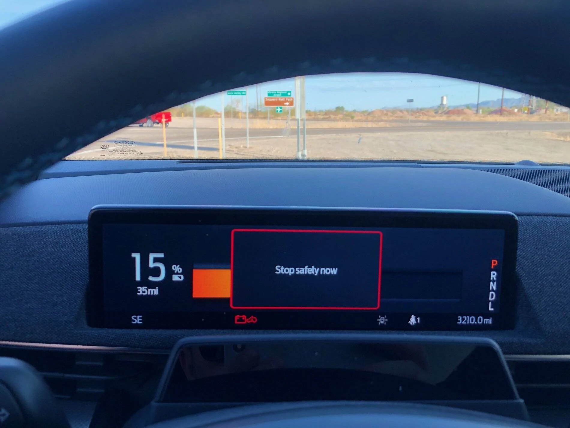 Ford Mustang Mach-E "Stop safely now" , then full power loss while driving on highway... IMG_0473