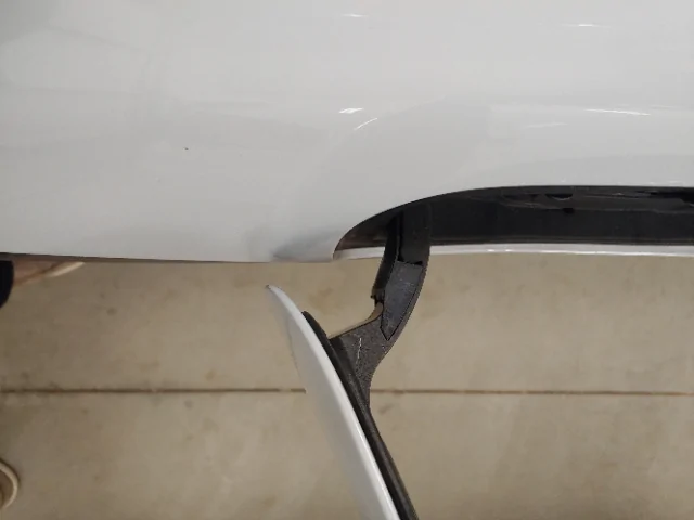 Ford Mustang Mach-E Charge Port Cover Dent Prevention – 3D Printed DIY Solution full open
